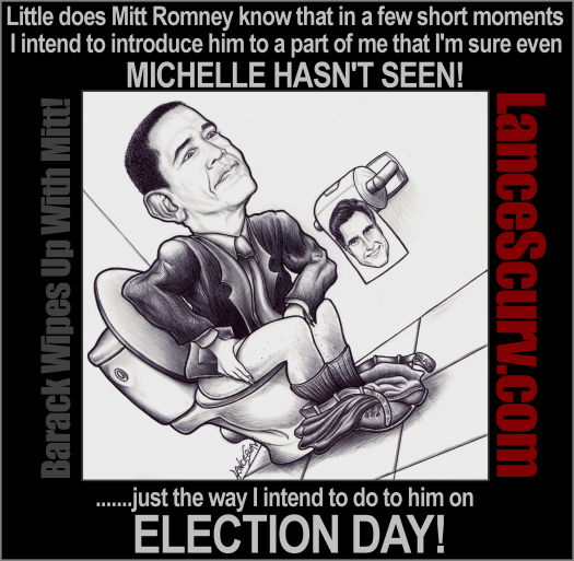 Barack Wipes Up With Mitt!