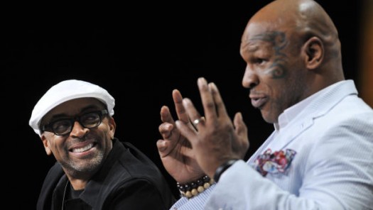 Mike Tyson and Spike Lee