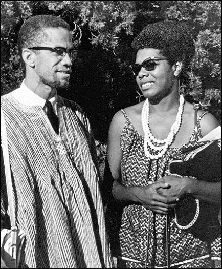 Maya Angelou & Malcolm X