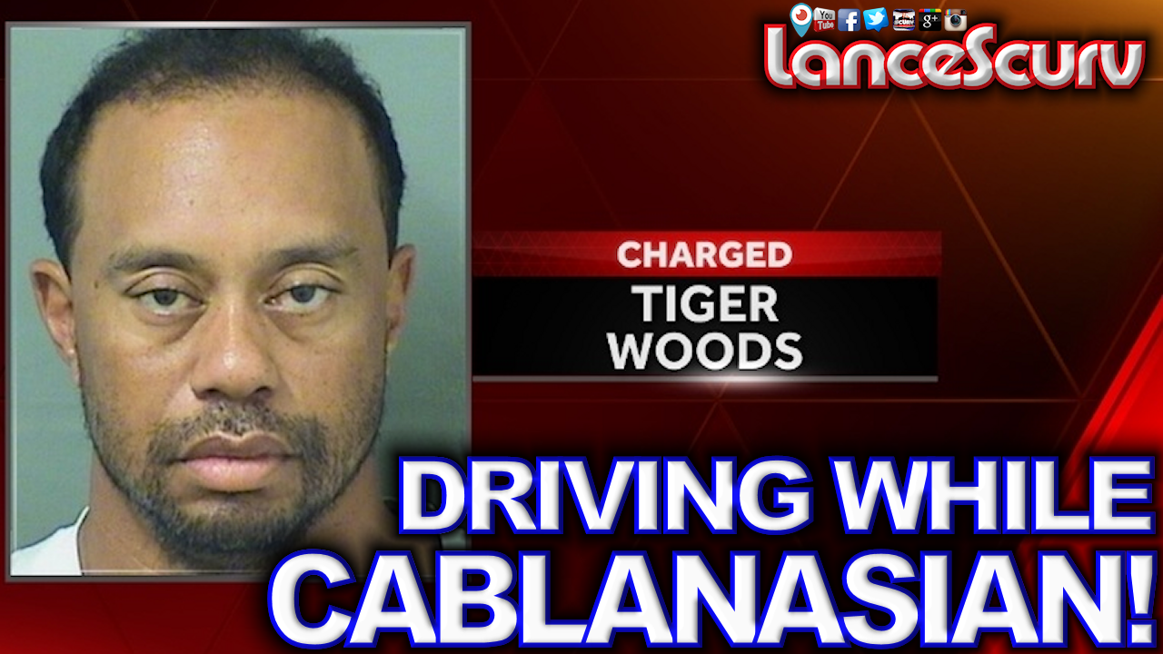 A Drunk Tiger Woods Gets Caught Driving While Cablanasian & Forced To Check The Black Race Box!