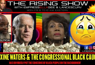 MAXINE WATERS & THE CONGRESSIONAL BLACK CAUCUS HAVE PUT BLACK PEOPLE ON THE BACKBURNER!
